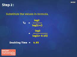 These are often influenced by the political and natural environments of any country or region. How To Calculate Doubling Time