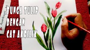 Check spelling or type a new query. Lukisan Bunga Tulip Dengan Cat Akrilik Youtube
