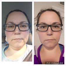 First #transformationTuesday after a long hiatus- can you guess why?😂😁  BUT, I wanted to show the difference after my pre-SleekGeek days (top)  where I ended up struggling to give birth the way