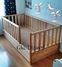 montessori park yavru yatakli yatak mobilya montessori