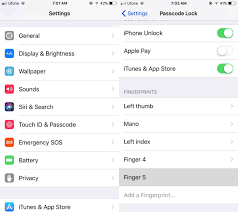 How To Identify Touch Id Fingerprints Unlock Iphone Touch Fingerprint