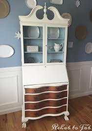 Former secretary desks also come often with accompanying small booksellers that. Antique White Secretary Desk General Finishes Design Center