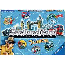 Brætspillet scotland yard er fra før, london blev overklistret med overvågningskameraer. Scotland Yard Junior Ravensburger Mytoys
