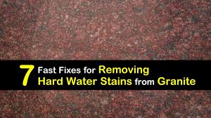 Maybe you would like to learn more about one of these? 7 Fast Fixes For Removing Hard Water Stains From Granite