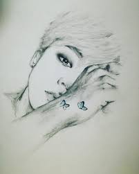 Bts drawings sketches kpop fanart portrait drawing bts jungkook bts fanart art realistic cartoons fan art. Jimin Fanart Easy