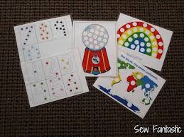 Educational Freebie Printable Magnetic Pom Pom Color Matching And Counting Sheets Rainy Day Fun Business For Kids Preschool Activities