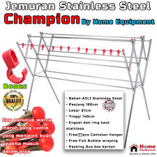 Beberapa model jemuran baju yang ini bisa jadi pilihan. Jemuran Baju Stainless Panjang 180cm Jemuran Asli Stainless Kuat Kokoh Anti Karat Harga Termurah Shopee Indonesia
