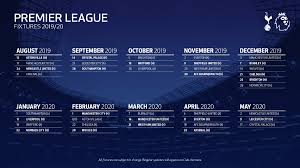 Check premier league 2020/2021 page and find many useful statistics with chart. Tottenham Hotspur On Twitter Our 2019 2020 Premierleague Fixtures Have Arrived Plfixtures Coys