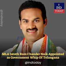 TelanganaGovernor appointed MLA Jatoth Ram Chander Naik as Government Whip  in the #TelanganaLegislativeAssembly. #TelanganaAssembly #Telangana  #TelanganaNews #Hyderabad #hyderabadnews #hyderabadnewsupdates