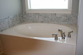 Benefits of cultured marble & granite shower pans. Cultured Marble Tub With Tile Backsplash Marble Tub White Bathroom Inspiration Corner Tub