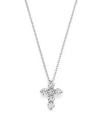 We bring you a range of styles and carat weights. Diamond Cross Necklace Bloomingdale S