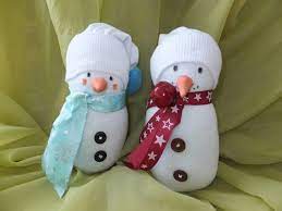 Weitere ideen zu socken schneemann, basteln weihnachten, bastelarbeiten. Schneemann Aus Ner Socke Basteln Idee 2