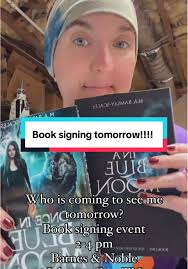 Author Alone Signing Books at Barnes and Nobles