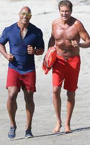 He is an actor, singer, businessman and producer. David Hasselhoff Films Baywatch Movie With Dwayne Johnson The Rock Dwayne Johnson Baywatch Dwayne The Rock