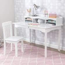 The child can eat or play safely, thanks to the secure installation. Kidkraft Avalon Kids 41 6 Writing Desk With Hutch And Chair Set Reviews Wayfair