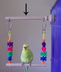 Abeeka Toy Swing Bracket For Round Top Cages For By Abeekatoy Diy Bird Toys Homemade Bird Toys Budgie Toys
