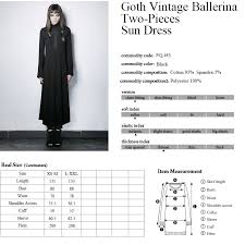 Long Black Dress With Cross Flared Sleeves And Collar Gothic Punk Rave Sku Punkr0318