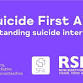 Suicide First Aid (Open course) event image