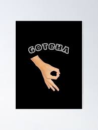 Gotcha- The circle game (Schoolyard game)" Poster for Sale by  DesignsByDaddy | Redbubble