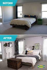 Ikea design consultant neil asselin takes us through the early stages of a complete a bedroom makeover. The Ikea Home Tour Squad Helps A Busy Couple With A Growing Family Create A Space To Spend Time Alone Together In Small Master Bedroom Bedroom Design Ikea Home