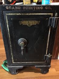 Vintage Antique Cast Iron Floor Safe Floor Safe Antique Safe Antique Cast Iron