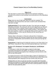 This worksheet will take about 20 minutes for most students, i usually give it to them after a short lecture on solving genetics problems. Punnett Squares Intro To Non Mendelian Genetics By Biologicool Tpt