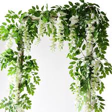 Check spelling or type a new query. 2021 2m Greenery Artificial Wisteria Flower String Garland Wedding Arch Decoration Fake Plants Foliage Rattan Trailing Faux Flowers Outdoor Ivy Wall From Fang0607 2 52 Dhgate Com