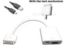 Ipad2 To Hdmi Cable Adapter For Apple New Version Ipad Connector New Ipad Iphon4s And Ipad2 Iso 5 1 Compatible Connect Ip Electronic Cables Hdmi Hdmi Cables
