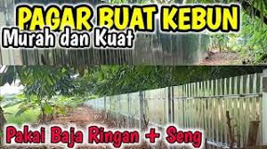 Check spelling or type a new query. Pasang Pagar Kebun Pakai Rangka Baja Ringan Dan Seng Youtube