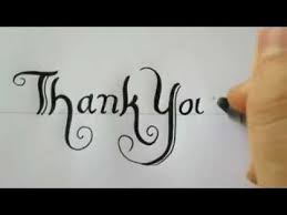 Http Www Overnightartist Com In This Video I Show You How To Draw Thank You Letters With A Pilot Pen This Is Inspirational Cards Typography Love Lettering