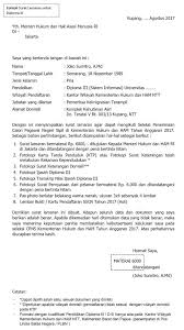 Contoh Format Surat Lamaran D3 Cpns Kemenkumham 2017 Surat Download Black Background Design