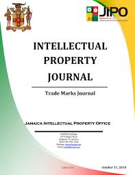 October 2018 Tm Journal By Jamaica Intellectual Property