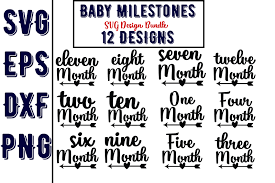 Download Baby Milestones Bundle Graphic By Design Store Creative Fabrica