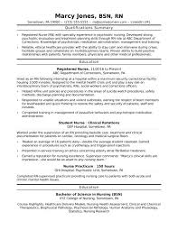 registered nurse (rn) resume sample