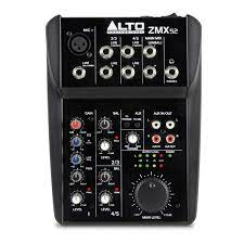 Over view the mixer is small and compact but looks good to any podcast or recording system. Alto Zephyr Zmx52 5 Kanal Kompaktmischpult Gear4music