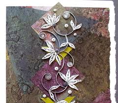 You add the quilling to make a beautiful work of art to share with a friend or to be framed. Upcycling Paper In Card Making Quilled Mosaic Card