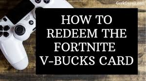 How to redeem a vbucks cardshow all. How To Redeem The Fortnite V Bucks Card 4 Easy Steps
