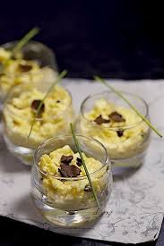 Verrines D œufs Brouilles Aux Truffes Epicetout La Cuisine De Dany Truffe Verrine Cuisson Des Oeufs
