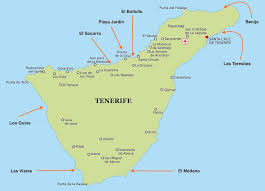 Mapa de tenerife islas canarias map of tenerife, santa cruz de tenerife: Mapa Tenerife Norte Playas Blog De Canarias Com