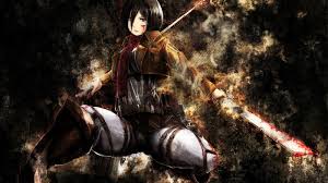 Areas in the game include the forest, trost, and atop the wall where you face the horror of the colossal titan. Wallpaper Anime Girls Shingeki No Kyojin Mikasa Ackerman Mythology Darkness Screenshot 1400x787 Px Computer Wallpaper Pc Game 1400x787 Goodfon 542234 Hd Wallpapers Wallhere