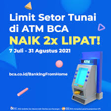 Limit transaksi bri/ batas penarikan dan transfer uang jika anda mengunakan kartu atm jenis private label: Bank Bca Transaksi Setor Tunai Jadi Lebih Mudah Karena Facebook