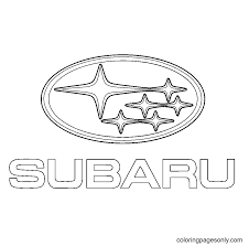 Timber carrier coloring pages » subaru coloring pages. Subaru Logo Coloring Pages Logo Car Brands Coloring Pages Coloring Pages For Kids And Adults