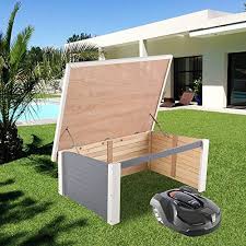 4,3 von 5 sternen 87. Zelsius Holzgarage Fur Rasenmaher Roboter Garage Aus Holz Fur Mahroboter Rasenmaherrobotergarage Mahrobotergarage Carport Fur Rasenroboter Grau Rasenmaher Roboter Garage Rasenmaher Roboter Garage Mahroboter