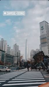  Jamsil Dong Street Seoul Korea Fotografi Perjalanan Foto Wisata Fotografi Alam