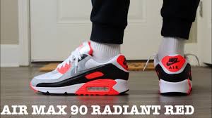 Review And On Feet Of The 2020 Air Max 90 Infrared Air Max 3 Radiant Red Youtube