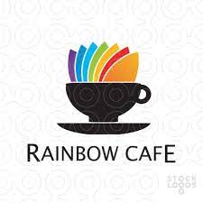 Logo Rainbow Cafe Logo Make Your Logo Rainbow