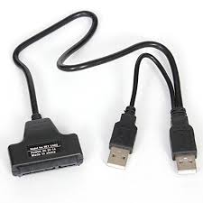 Amazon Com Dongcoh Usb 2 0 To Sata Converter Adapter Cable With 2 5 Hard Drive Case Computers Accessories Cable Converter Usb