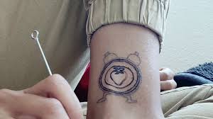 See more ideas about traditional tattoo, clock, alarm clock. Stick Poke Tattoo Strawberry Alarm Clock Pt 1 Youtube