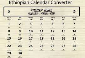 Ethiopian Calendar