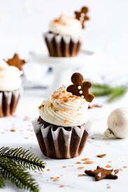 Gingerbread Cupcakes With Cream Cheese Frosting Rezept Mit Bildern Herzhafte Kuchen